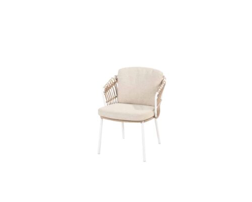 214028_ Dalias dining chair white with 2 cushions 01