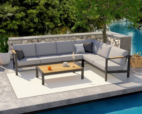 Ginger modular corner with lounge table outdoor _01