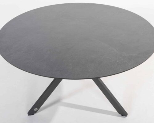 Locarno dining table 130cm HPL Slate anthracite detail _02