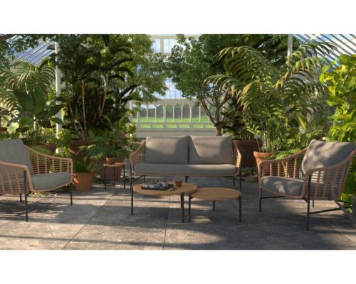 Timor lounge set with Yoga tables outdoor _01